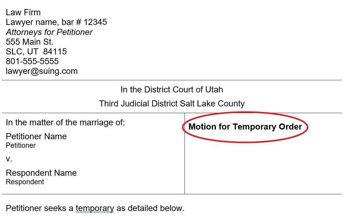A picture of a motion, with the word "motion" circled, it is about a quarter of the day down on the first page, on the right-hand side